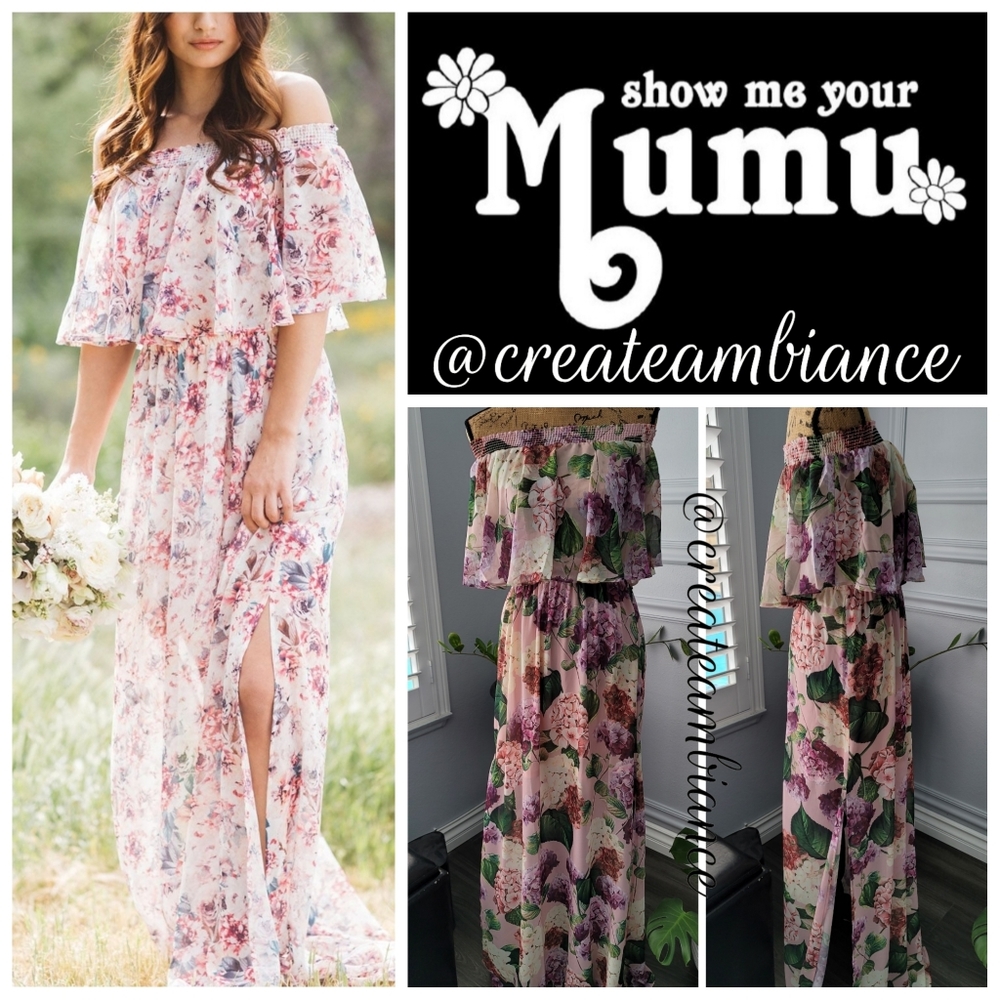 Show Me Your MuMu Strapless Maxi Dress